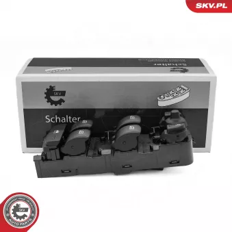 Interrupteur, lève-vitre avant gauche (à l'unité) ESEN SKV 37SKV218