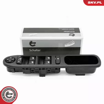 Interrupteur, lève-vitre avant gauche (à l'unité) ESEN SKV 37SKV219