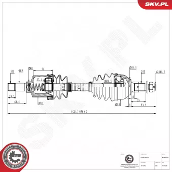 Arbre de transmission ESEN SKV