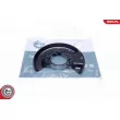 Déflecteur, disque de frein avant gauche ESEN SKV 57SKV153 - Visuel 1