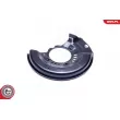 Déflecteur, disque de frein avant gauche ESEN SKV 57SKV153 - Visuel 3