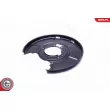 Déflecteur, disque de frein arrière gauche ESEN SKV 57SKV625 - Visuel 2