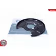 Déflecteur, disque de frein arrière droit ESEN SKV 57SKV626 - Visuel 1