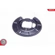 Déflecteur, disque de frein arrière gauche ESEN SKV 57SKV629 - Visuel 2