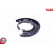 Déflecteur, disque de frein arrière gauche ESEN SKV 57SKV643 - Visuel 2