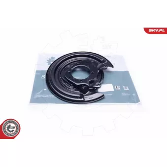 Déflecteur, disque de frein arrière gauche ESEN SKV