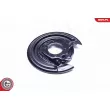 Déflecteur, disque de frein arrière gauche ESEN SKV 57SKV651 - Visuel 2