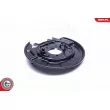 Déflecteur, disque de frein arrière gauche ESEN SKV 57SKV653 - Visuel 2