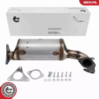 Filtre à particules / à suie, échappement ESEN SKV 62SKV559