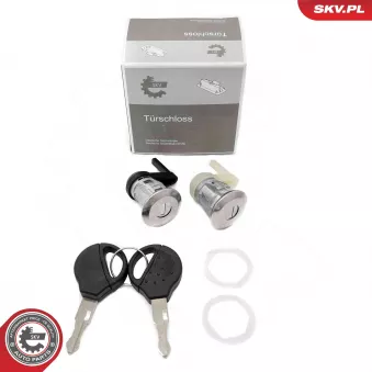 Jeu de serrures, verrouillage avant droit (à l'unité) ESEN SKV 65SKV808