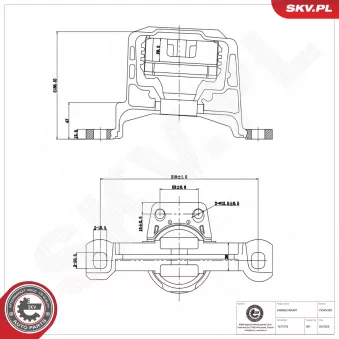 Support moteur avant droit ESEN SKV