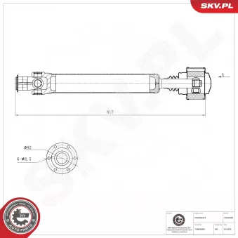 Arbre de transmission ESEN SKV
