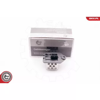 Résistance de série, moteur électrique-ventilateur du radiat ESEN SKV 94SKV012