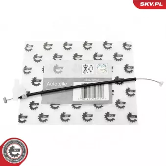 Tirette à câble, déverrouillage porte avant ESEN SKV 96SKV982