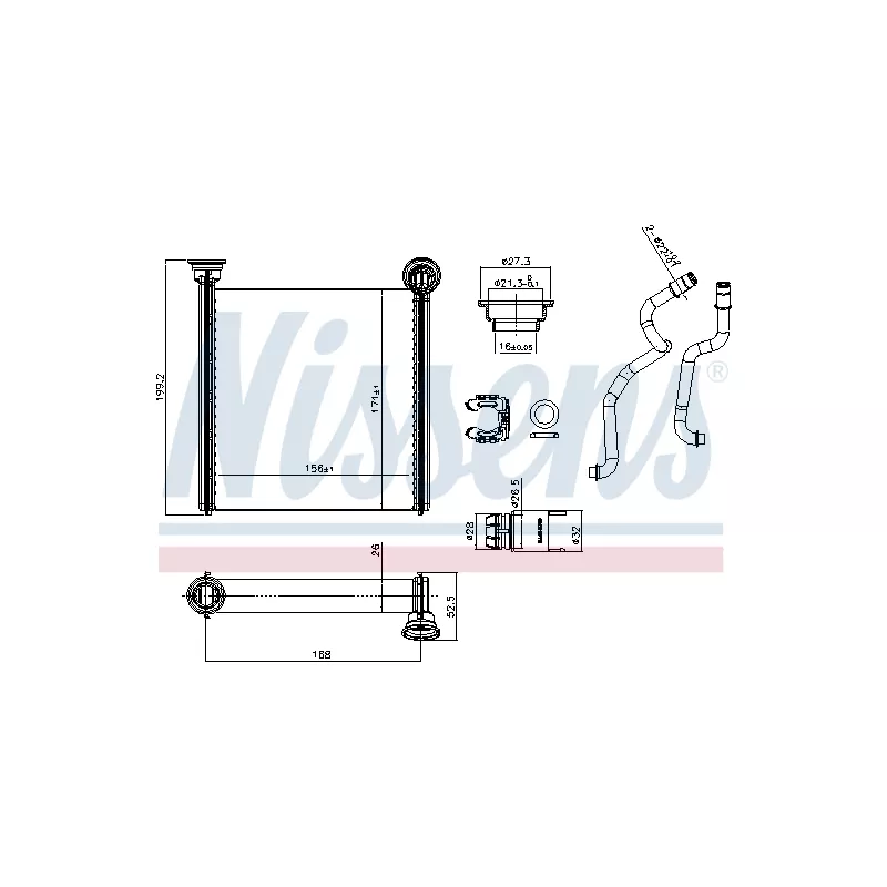 Système de chauffage NISSENS 707388