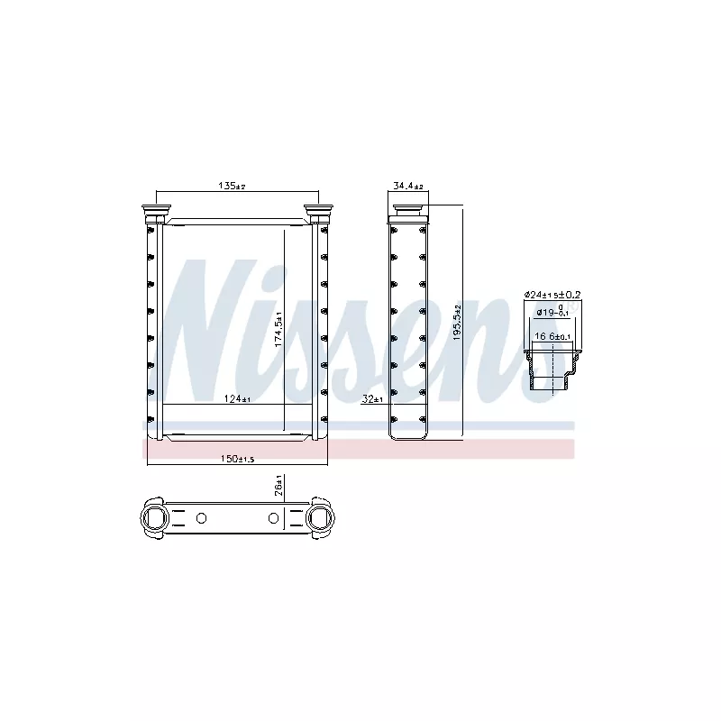 Système de chauffage NISSENS 707413