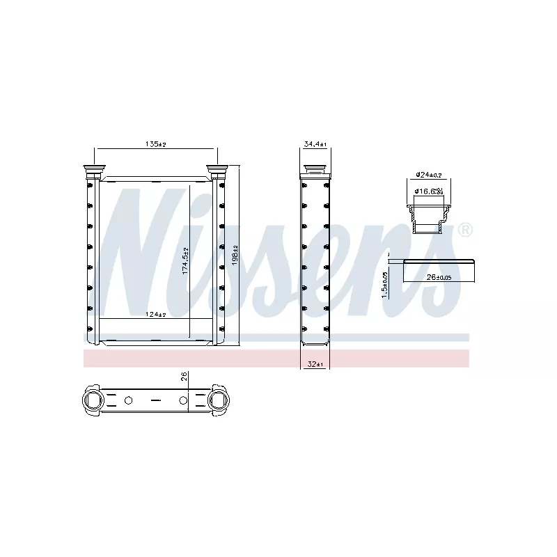 Système de chauffage NISSENS 707414