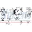 Compresseur, climatisation NISSENS 891260 - Visuel 1