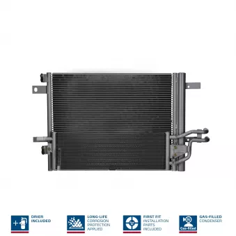 Condenseur, climatisation NISSENS 940999