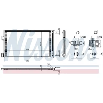 Condenseur, climatisation NISSENS