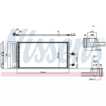 Condenseur, climatisation NISSENS