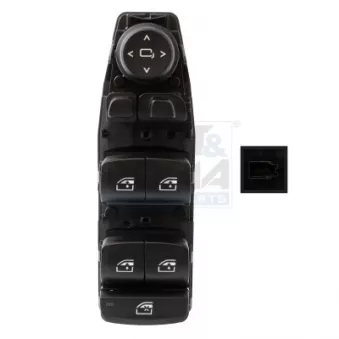 Interrupteur, lève-vitre avant gauche MEAT & DORIA