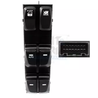 Interrupteur, lève-vitre avant gauche MEAT & DORIA