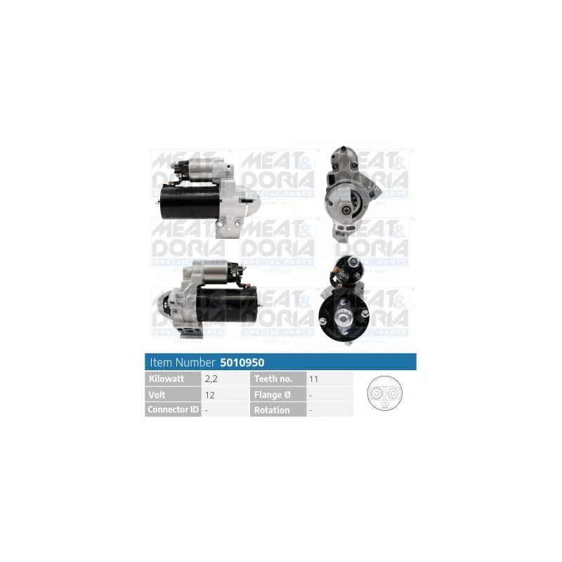 Démarreur MEAT & DORIA 5010950