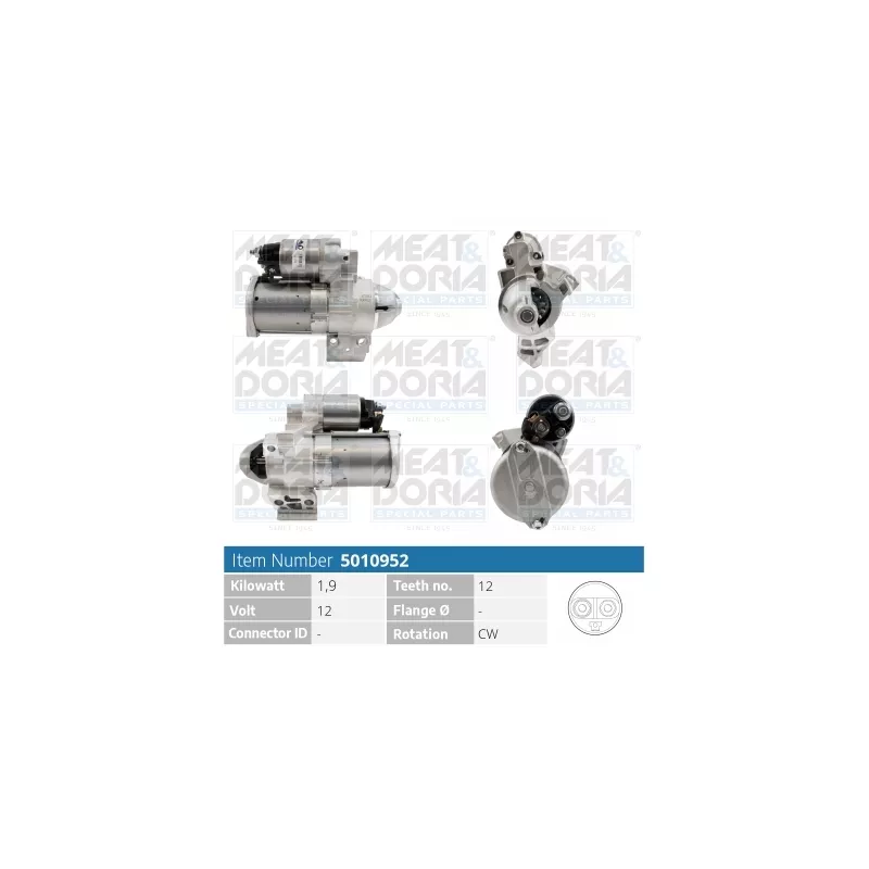 Démarreur MEAT & DORIA 5010952