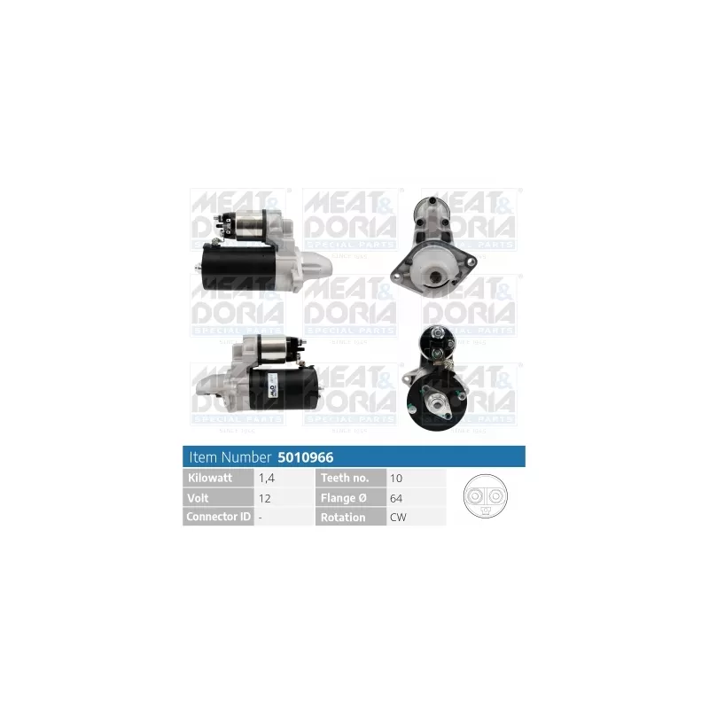 Démarreur MEAT & DORIA 5010966