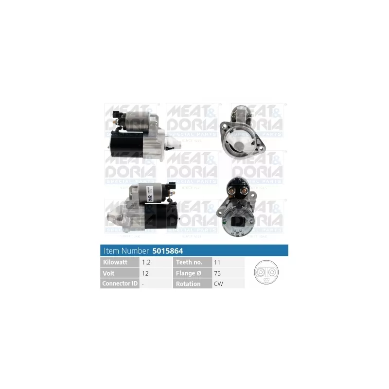 Démarreur MEAT & DORIA 5015864