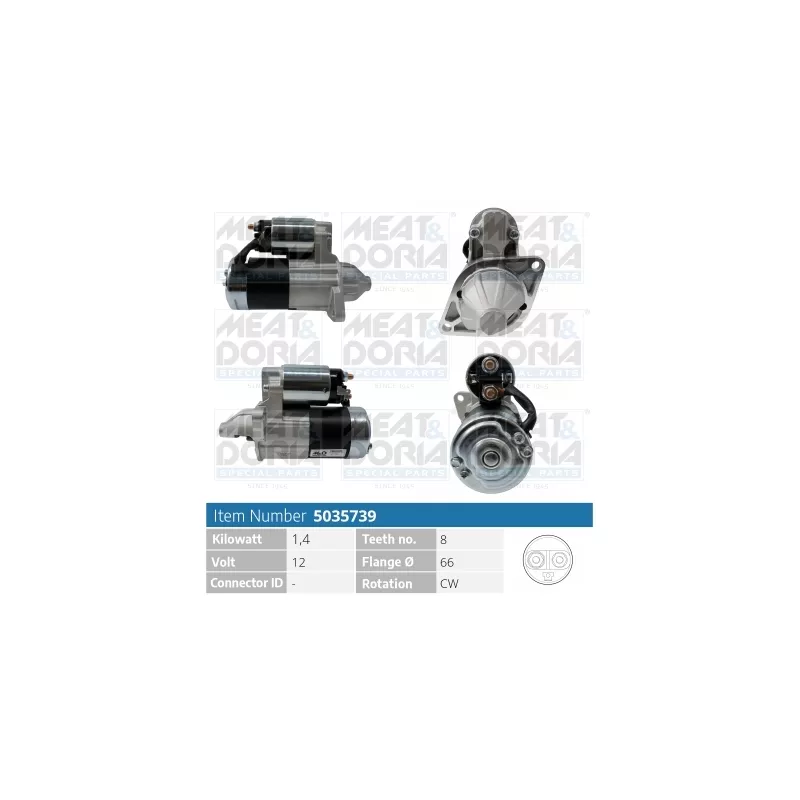 Démarreur MEAT & DORIA 5035739