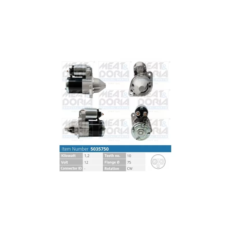 Démarreur MEAT & DORIA 5035750