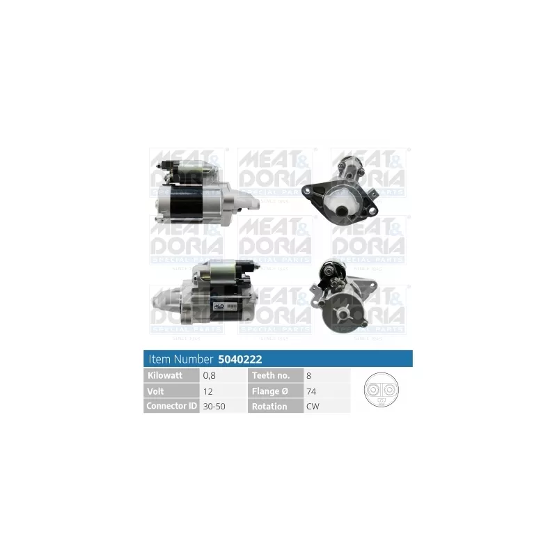 Démarreur MEAT & DORIA 5040222
