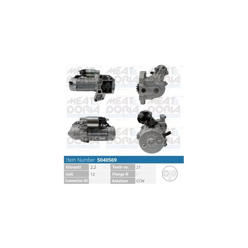 Démarreur MEAT & DORIA 5040569