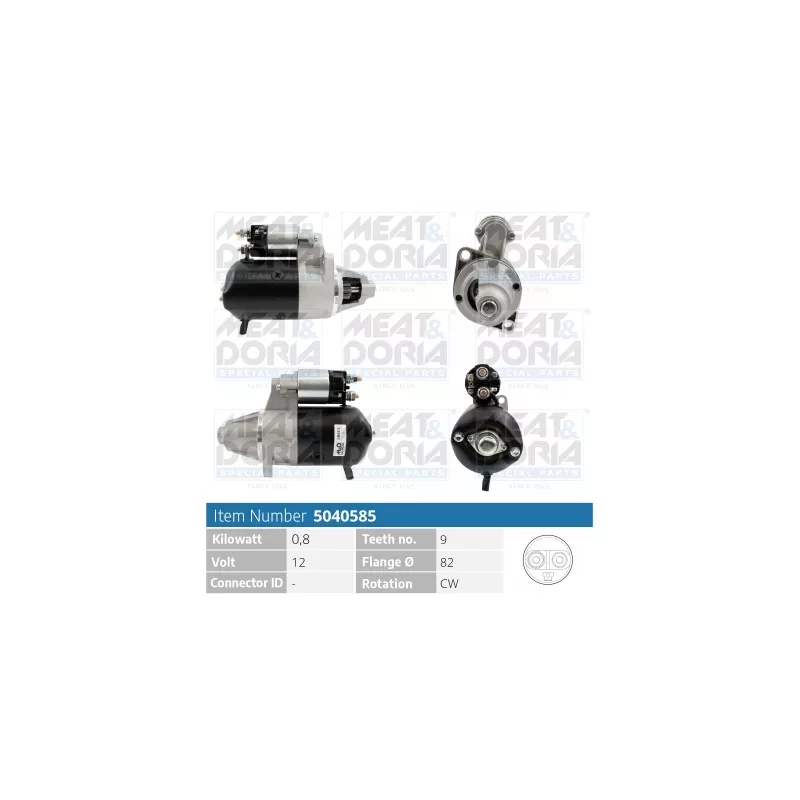 Démarreur MEAT & DORIA 5040585