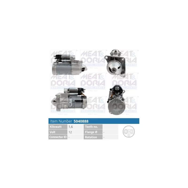 Démarreur MEAT & DORIA 5040888