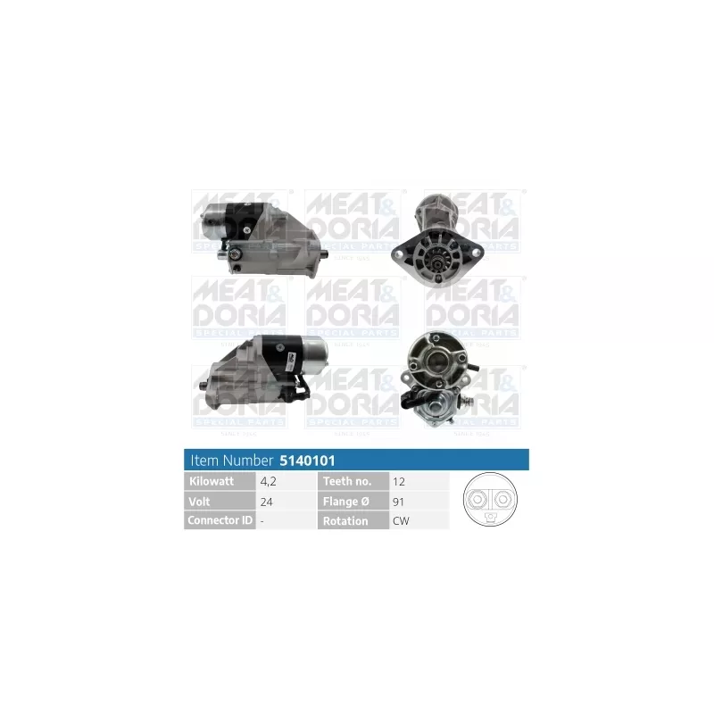 Démarreur MEAT & DORIA 5140101