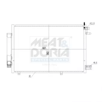 Condenseur, climatisation MEAT & DORIA