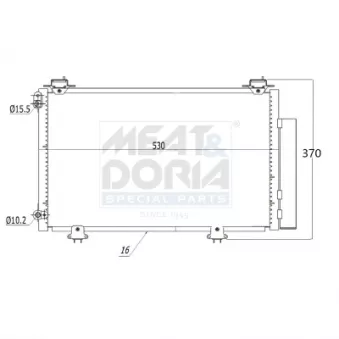 Condenseur, climatisation MEAT & DORIA