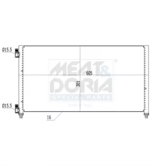 Condenseur, climatisation MEAT & DORIA