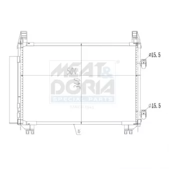 Condenseur, climatisation MEAT & DORIA