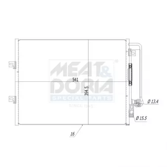 Condenseur, climatisation MEAT & DORIA