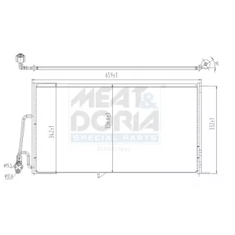 Condenseur, climatisation MEAT & DORIA