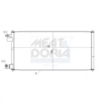 Condenseur, climatisation MEAT & DORIA