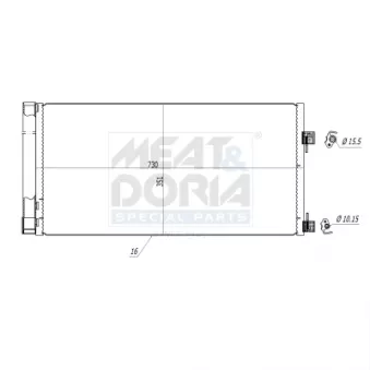 Condenseur, climatisation MEAT & DORIA