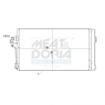 Condenseur, climatisation MEAT & DORIA
