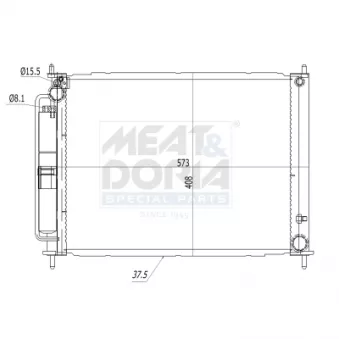 Condenseur, climatisation MEAT & DORIA