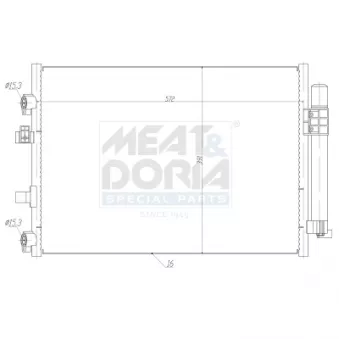 Condenseur, climatisation MEAT & DORIA