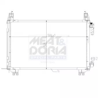 Condenseur, climatisation MEAT & DORIA